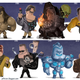 Illustration for article titled Fantastic cartoons show the evolution of famous characters and actors